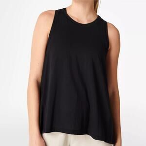 Sweaty Betty Black Easy Peazy Vest Tank Top Size XXS